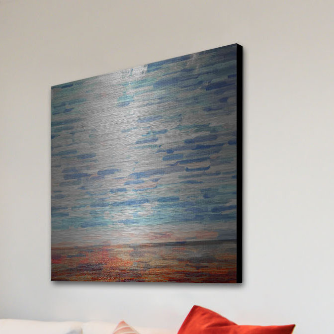 «Oublié» par Parvez Taj, reproduction d'art sur aluminium brossé, H 24 po x l 24 po x P 1,5 po