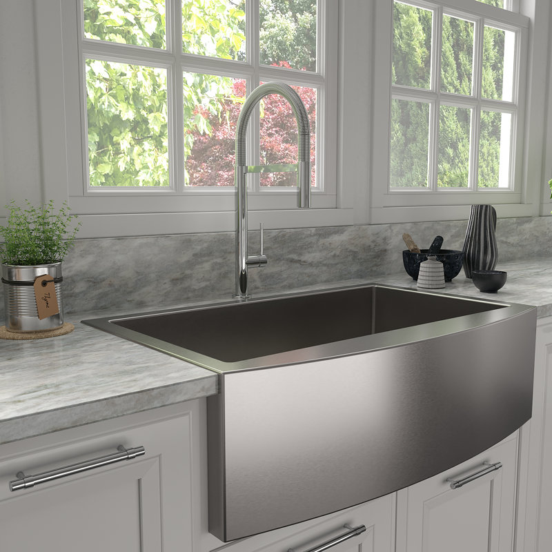 ZLINE Pull Down Single Handle Kitchen Faucet with Side Spray and Accessories, Chrome