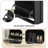 Functional Entryway Organizer With 2 Flip Drawers, Wood Grain Pattern Top Shoe Cabinet With Drawer, Free Standing Shoe Rack With Adjustable Panel For Hallway-795233234