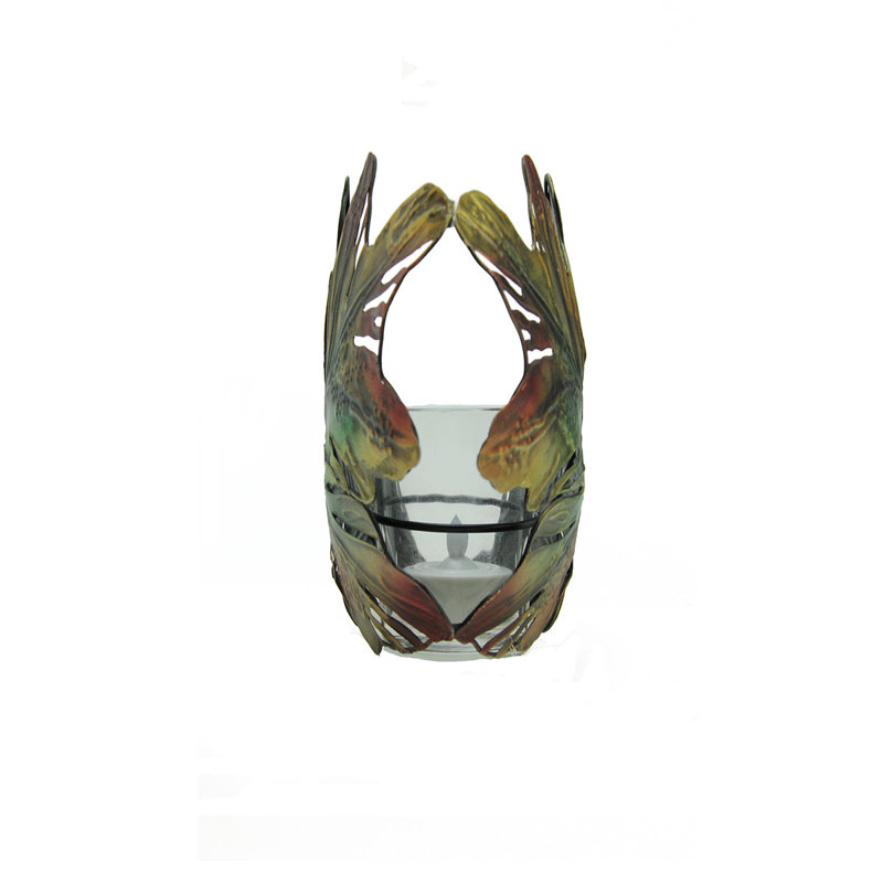 Porte-bougie 6 po Green and Brown
