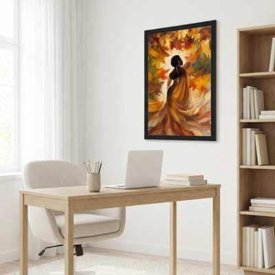 Tableau sur toile « Feuilles d'automne » (ensemble de 1)