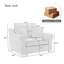 Fauteuil d'appoint surdimensionné avec coussins haute densité et housses amovibles-116844419