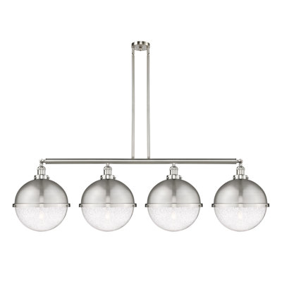 Luminaire suspendu linéaire à 4 lumières pour îlot de cuisine Anacarina