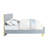 Gray High Gloss Finish Ek Bed-114265392