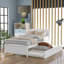 Lit plateforme simple avec lit gigogne