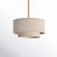 Luminaire suspendu cylindrique unique à 3 lumières Hahne