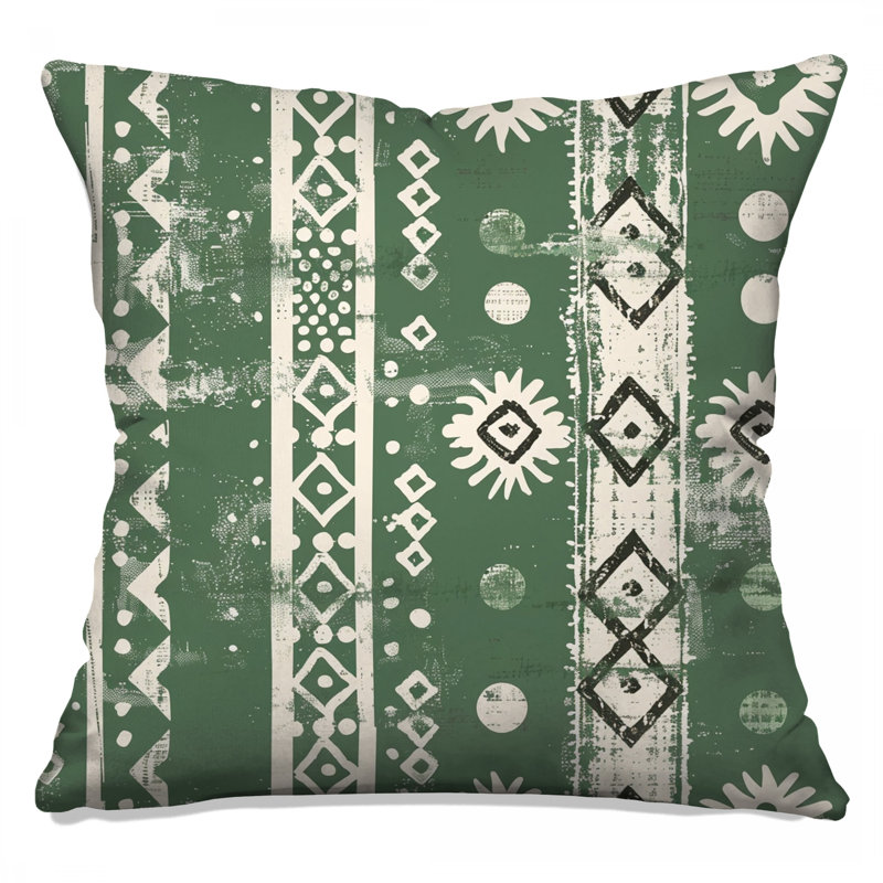 Coussins décoratifs Green Green, 14 X 14 pouces