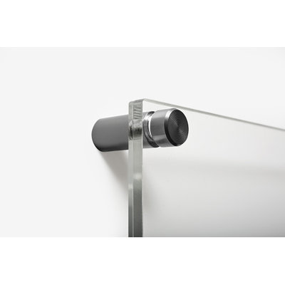 Wexel Art 1-Inch Standard Wall Mounts Grade Acrylic Floating Frames, Silver (Pack Of 4)