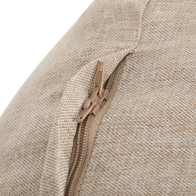 Lemoore Outdoor Bean Bag Lounge Chair, Dark Beige, Beige