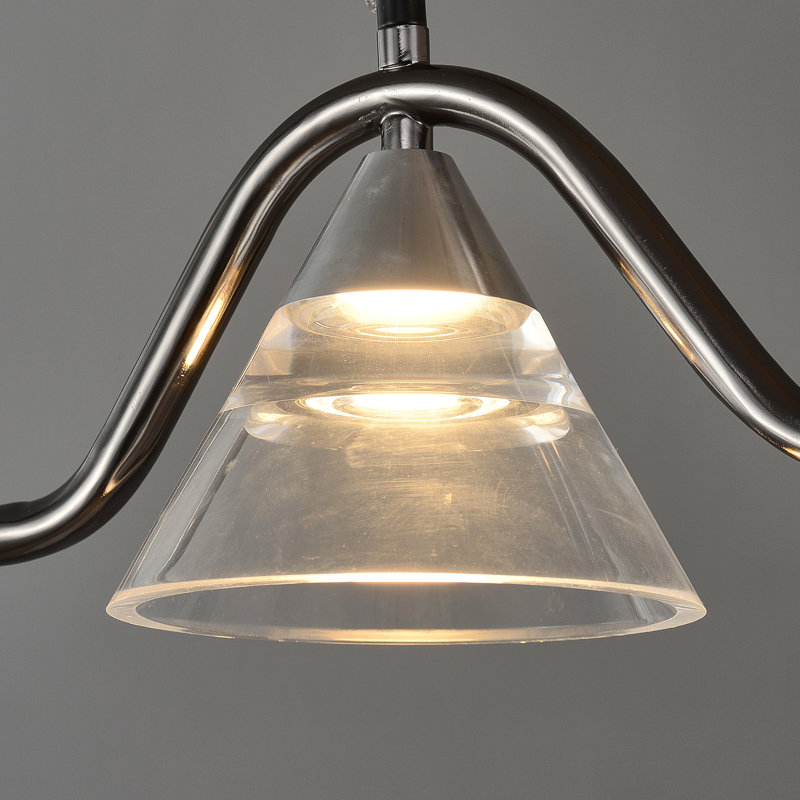 5 - Light Black LED Unique/Statement Pendant