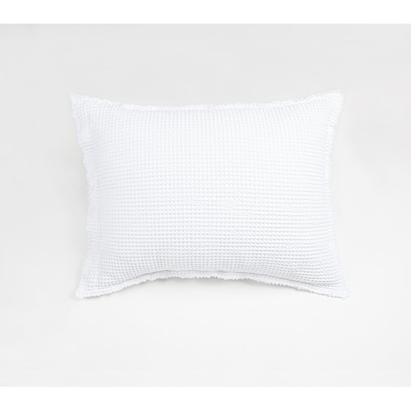 TIPTON MATELASSE SHAM, Blanc, Standard