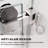 Royal 46 to 49 in. x 80 in. H Frameless  Double Sliding Shower Door with Two Finger Pulls in Brushed Nickel and 3/8 in. (10mm) Clear Glass-124535346-124535341