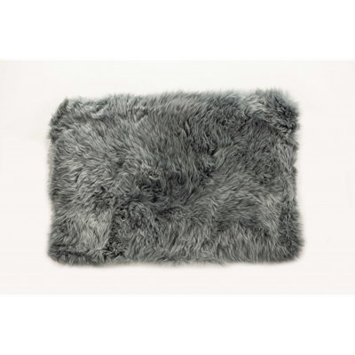 Grey Natural Sheepskin Area Rug
