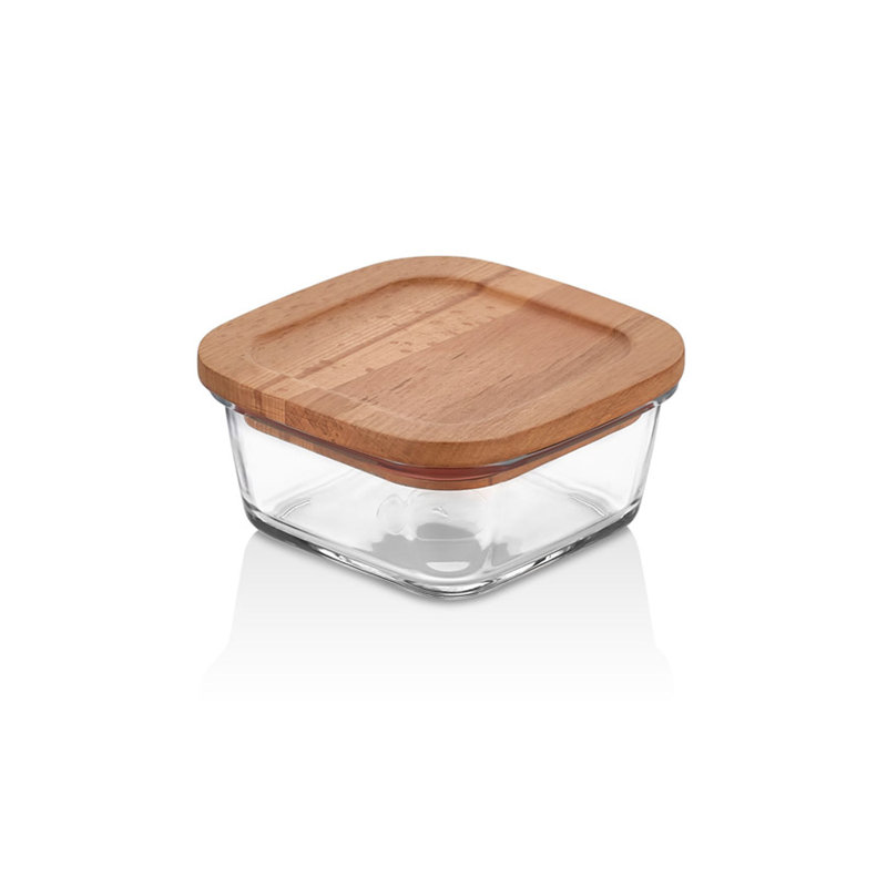 Boîte en verre Uppa, H 2,4 po x l 4,7 po x P 4,7 po