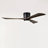 52" Flush Mount Solid Wood Blades Ceiling Fan With Lights Remote Control,Quiet Dc Motor, 6 Speed ,Reversible Ceiling Fan For Patio Living Room, Bedroom, Office,Indoor.-1438684125-1438684127