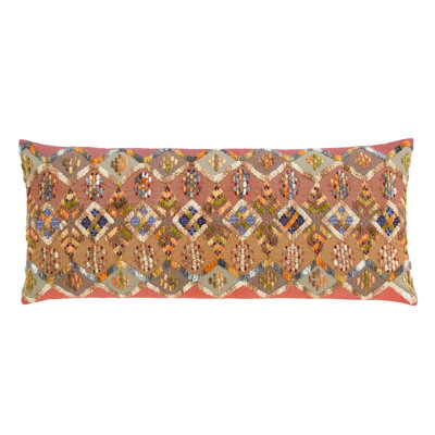 Kenya Embroidered Decorative Pillow