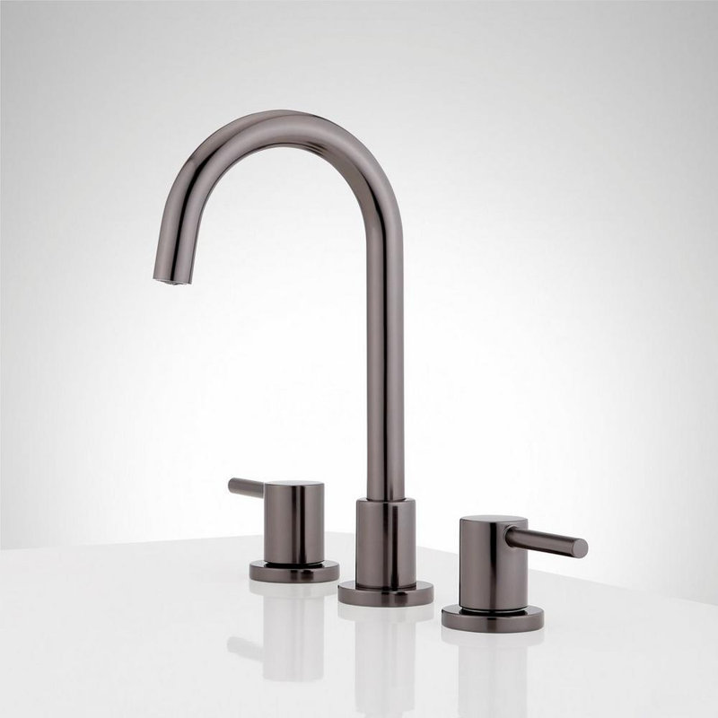 Robinet de salle de bain Lexia, Bronze industriel