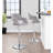 Arabelle Swivel Upholstered Adjustable Height Counter Stool with Metal Frame-99402231-99402232