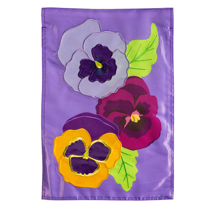 Drapeau de jardin Pansy Garden