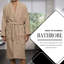 Peignoir mi-mollet en ratine 100 % coton avec poches Finnian-22181941-22181935