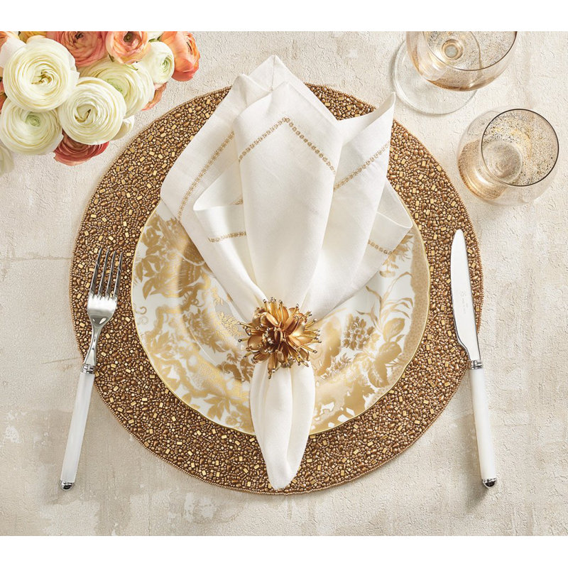 Starburst Napkin Ring, Gold