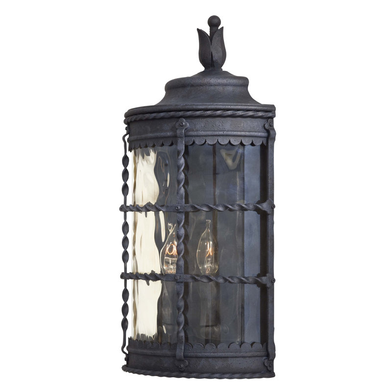 Calem Metal Wall Light, Spanish Iron