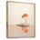 Sérénité, aquarelle minimale en rouge tendre I