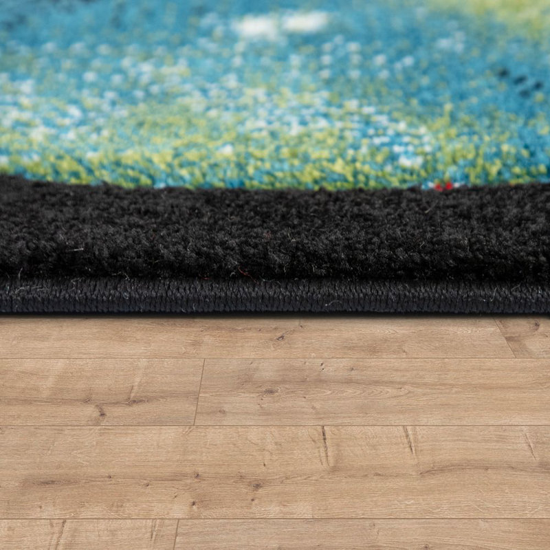 Balfour Flatweave Black Rug, Rectangle 120 x 170cm