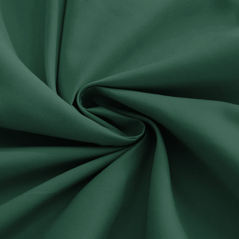 Housse de couette en microfibre moderne et contemporaine avec taies d'oreiller - Ensemble de literie douce et durable, Vert