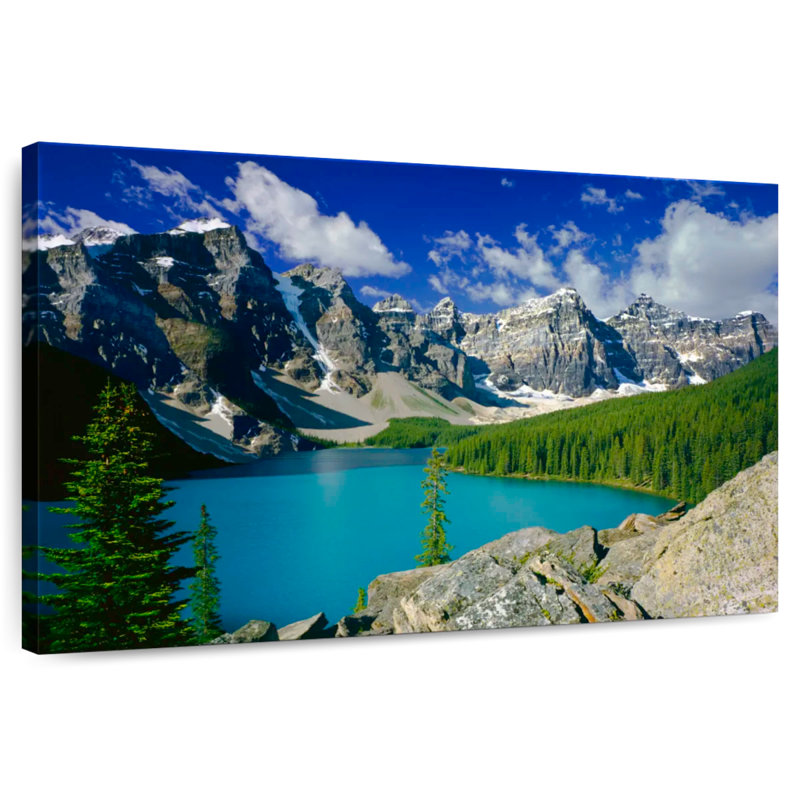 Alvord Enchanting Banff Landscape, H 8 po x l 12 po