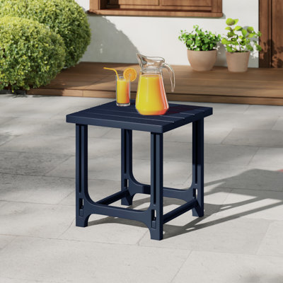 Table d'appoint d'extérieur en poly