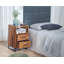 Turbeville 40cm W Iron Bedside Table