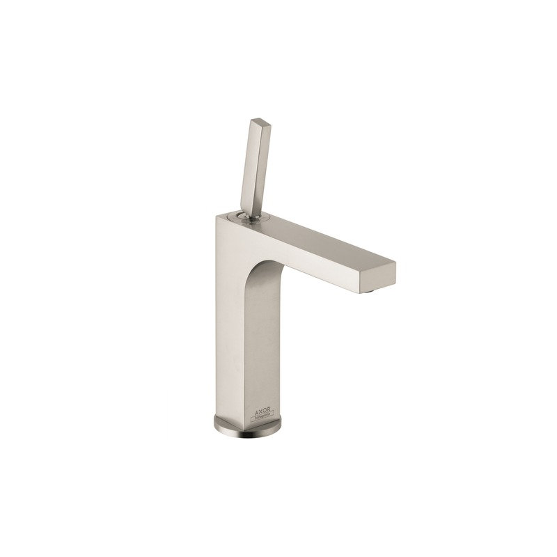 AXOR Citterio Single Hole Standard Bathroom Faucet, Brushed Nickel