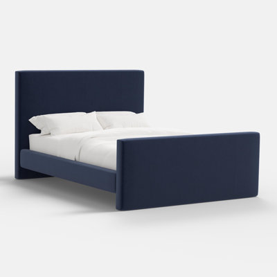Linen Upholstered Platform Bed