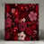 Motif floral rouge sélectionné
