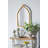 9.4X9.4X10.6" Decorative White Urn Planter With Distressed White Finish And Gold Accents