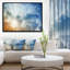 «Stunning Blue Sky with Clouds», reproduction de photo sur toile tendue-26685424