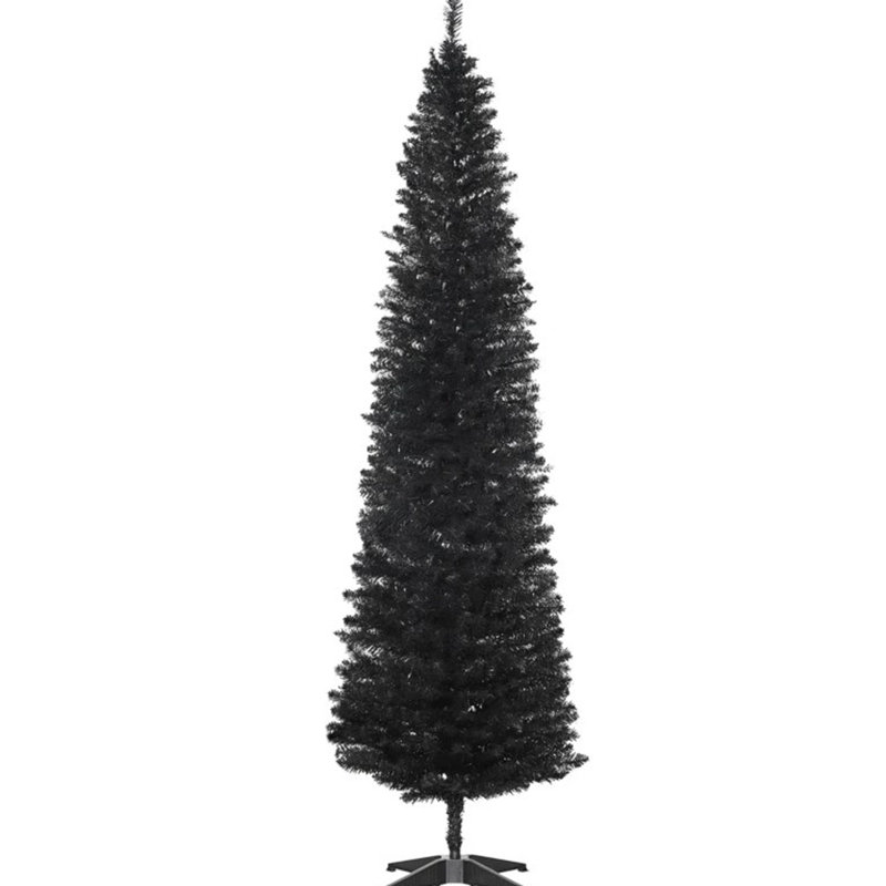 Pencil Christmas Tree with Sturdy Base, 7' H