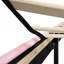 Lit plateforme tapissier de style grand lit avec tête de lit capitonnée sans lin
