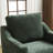 Chenille Living Room Swivel Barrel Accent Chair-1809112800