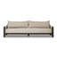 Chapman Outdoor Metal Sofa-106"-Bronze