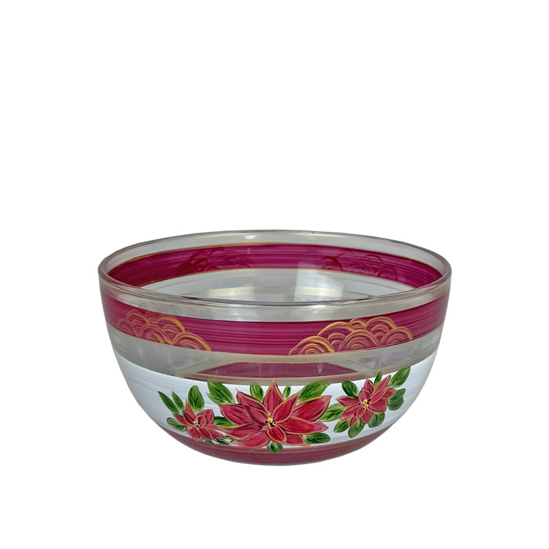 Bol de service Poinsettia, 6"