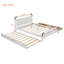 Lit simple en bois, blanc-145261614