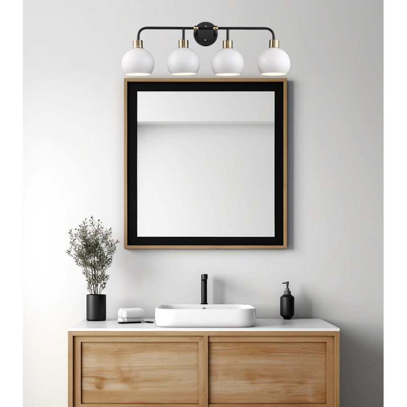 Éclairage pour meuble-lavabo à intensité variable Pupo, Blanc, 4