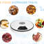 Distributeur de nourriture numérique pour animaux avec minuterie numérique, 6 plateaux de repas, présentoir à nourriture pour chats et chiens, minuterie et