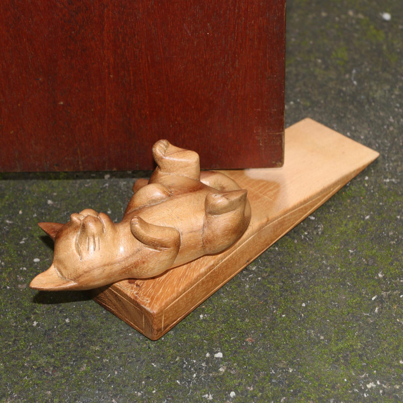 Nahit Wood Draft Excluder