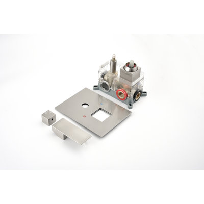 - Balanced Solid Brass Shower Diverter With 2 Entrances And Outlets, 1/2 Connection For Replacement Use Valve Two Way Outlet Function, Adjustable Thermal Limit Safer Bathing, Threaded