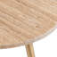 Ensemble de 2 tables d'appoint en marbre avec pieds en aluminium-2103738032