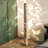 Silver Stainless Steel Free form Floor Lamps