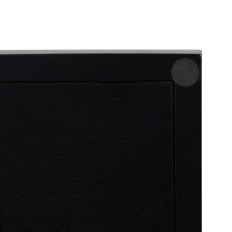 Borce Tray, 2.25" H x 24" W x 10" D, Black